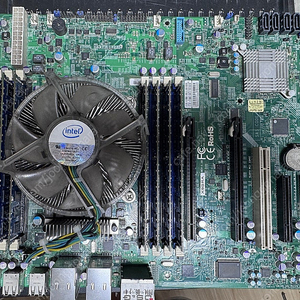 E5-2630v2 + X9SRA 보드 + 16GB 램