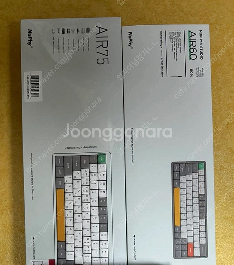 누피 nuphy air 75 v1 미개봉--0