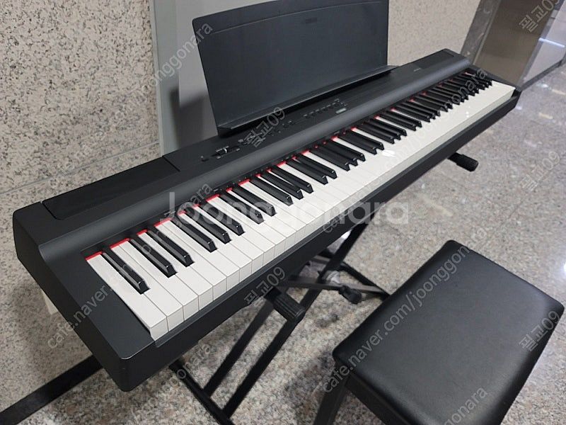 야마하 P-125 디지털 전자 피아노 풀셋트--4