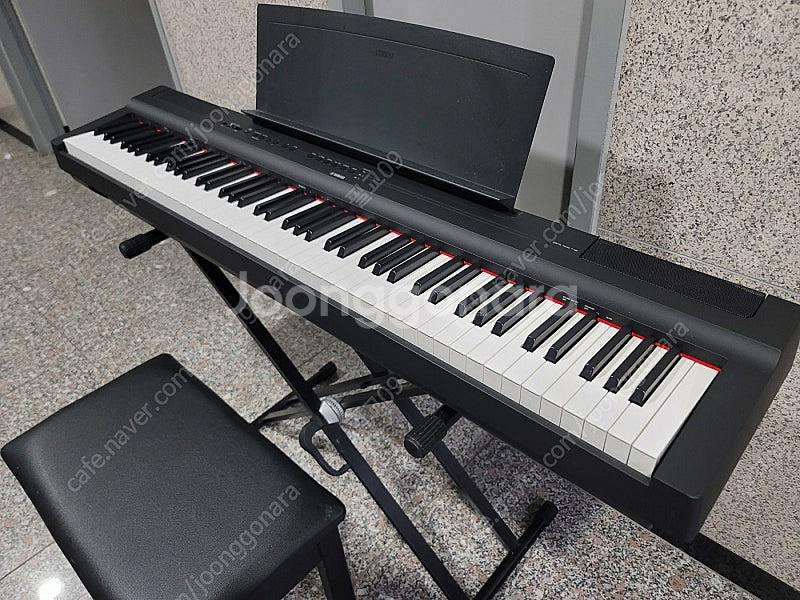 야마하 P-125 디지털 전자 피아노 풀셋트--5