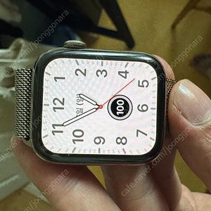 애플워치6 44mm 골드 스테인레스+정품 밀레니즈 루프