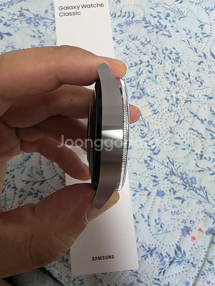 갤럭시워치6 클래식 블루투스 실버 47mm--3