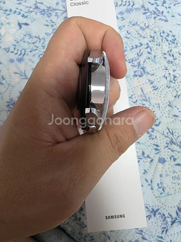 갤럭시워치6 클래식 블루투스 실버 47mm--5