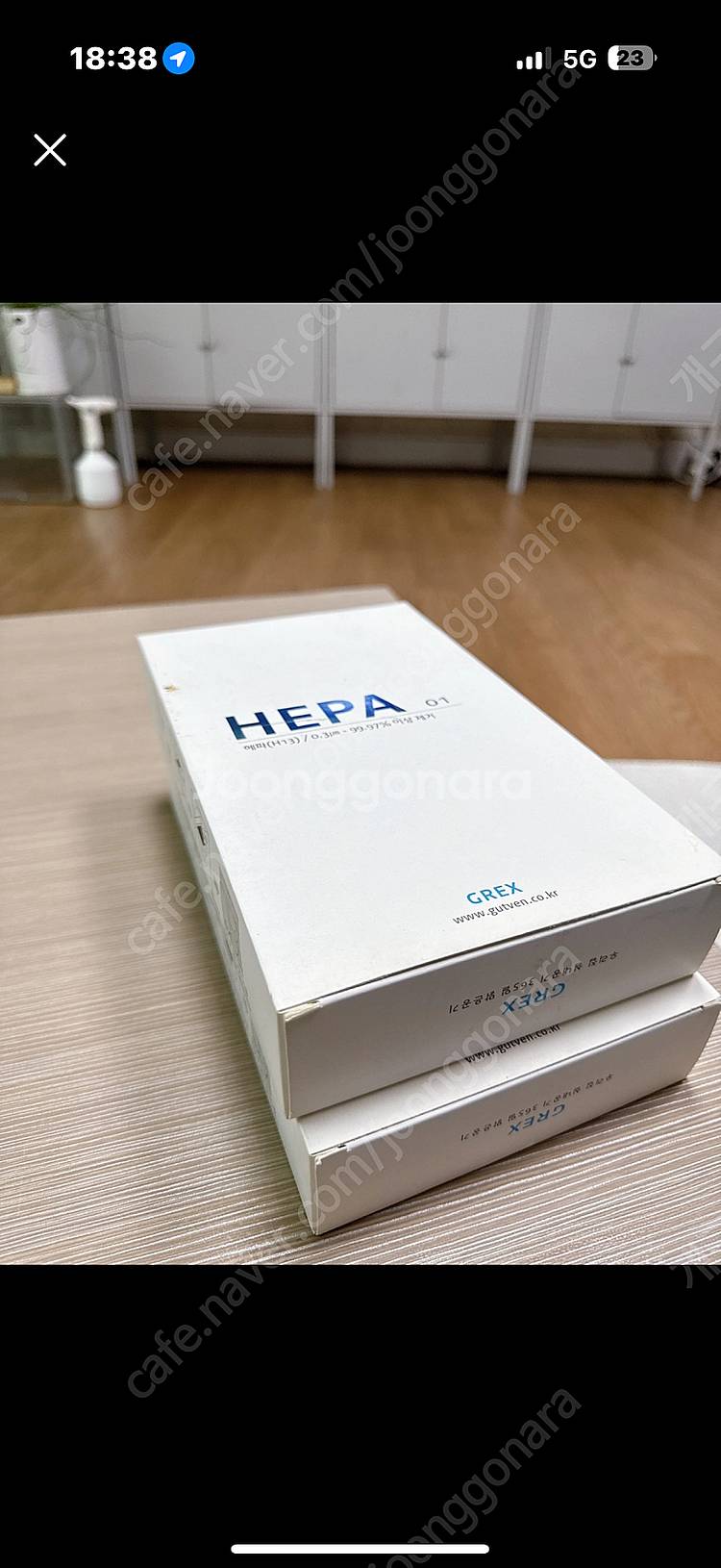 GREX 공기청정기 필터 새 상품--0