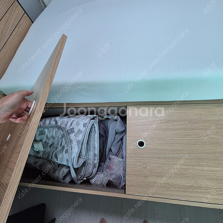 리바트 수납형 침대프레임 판매합니다--5