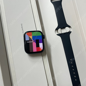 애플워치8 41mm 미드나이트 SSS급