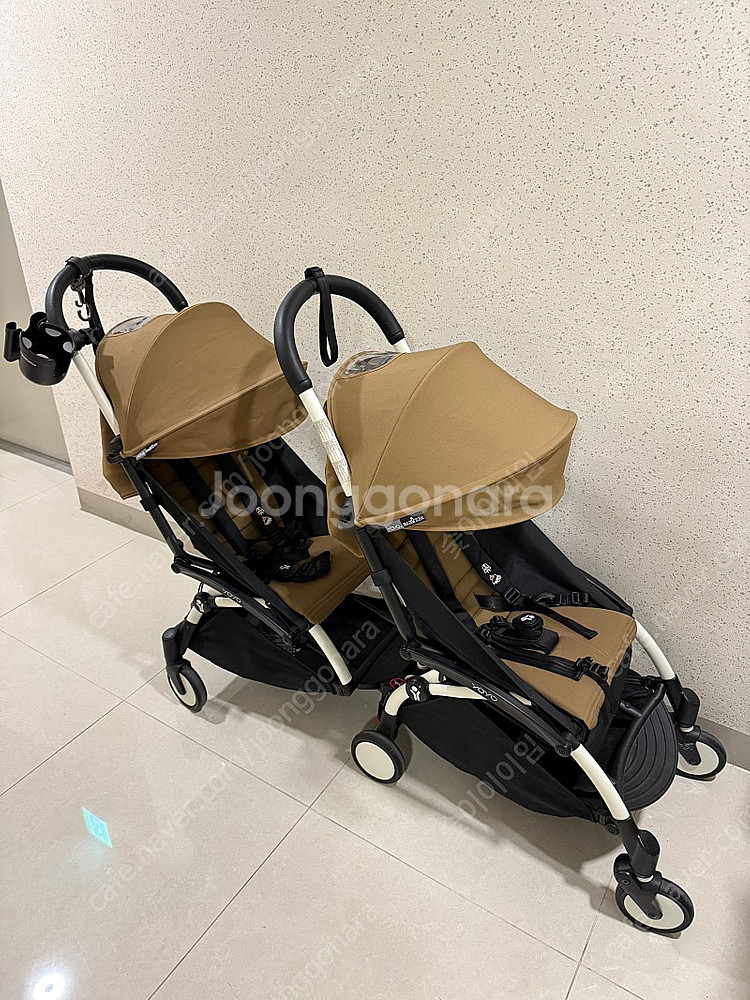 스토케 요요3 커넥트 쌍둥이 유모차 팝니다.--1