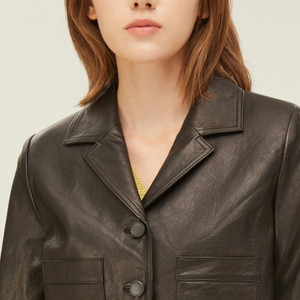 SISLEY 시슬리 22FW 크롭 레더 자켓 90 / 랑방 마인 오브제 타임 럭키슈에뜨 산드로 마쥬 오르 시에 시스템
