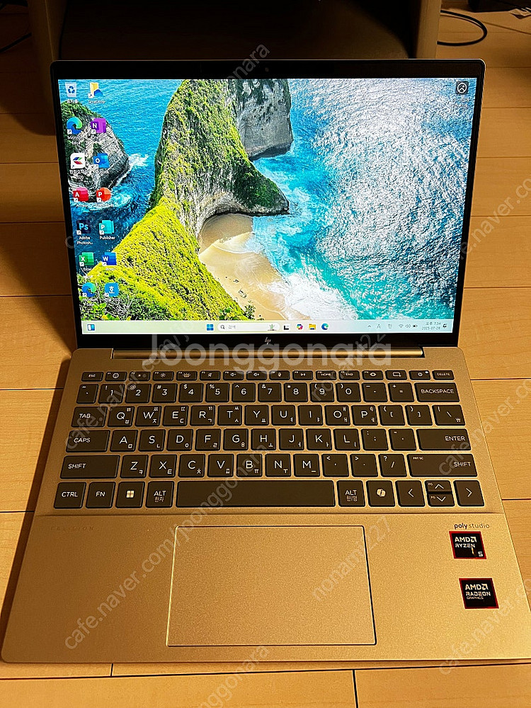 HP 파빌리온 에어로 13-bg0008AU Ryzen ...--3