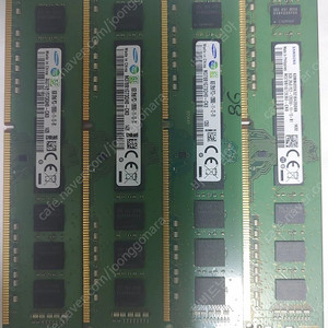 삼성 DDR3 8GB PC3-12800U 램 4개 입니다