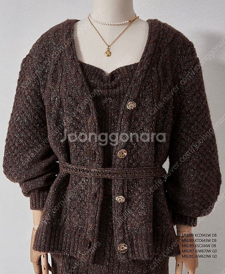 마인 크롭 니트 탑--2