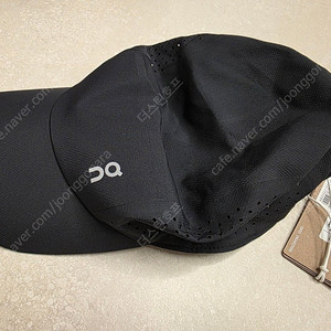 온러닝 라이트웨이트 캡 블랙 러닝 모자