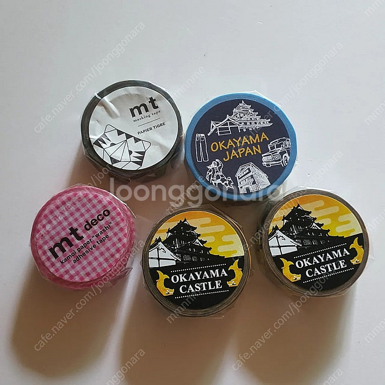 일본 오카야마 mt 마스킹테이프 다꾸 일괄판매(새제품)--0