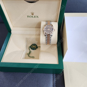 로렉스 와치 31mm 278271 데이저스트 로골 콤비 초코판 텐포인트 팝니다