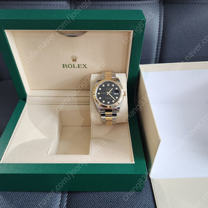 로렉스 와치 41mm 126333 데이저스트 옐골 콤비 검판 텐포인트 팝니다