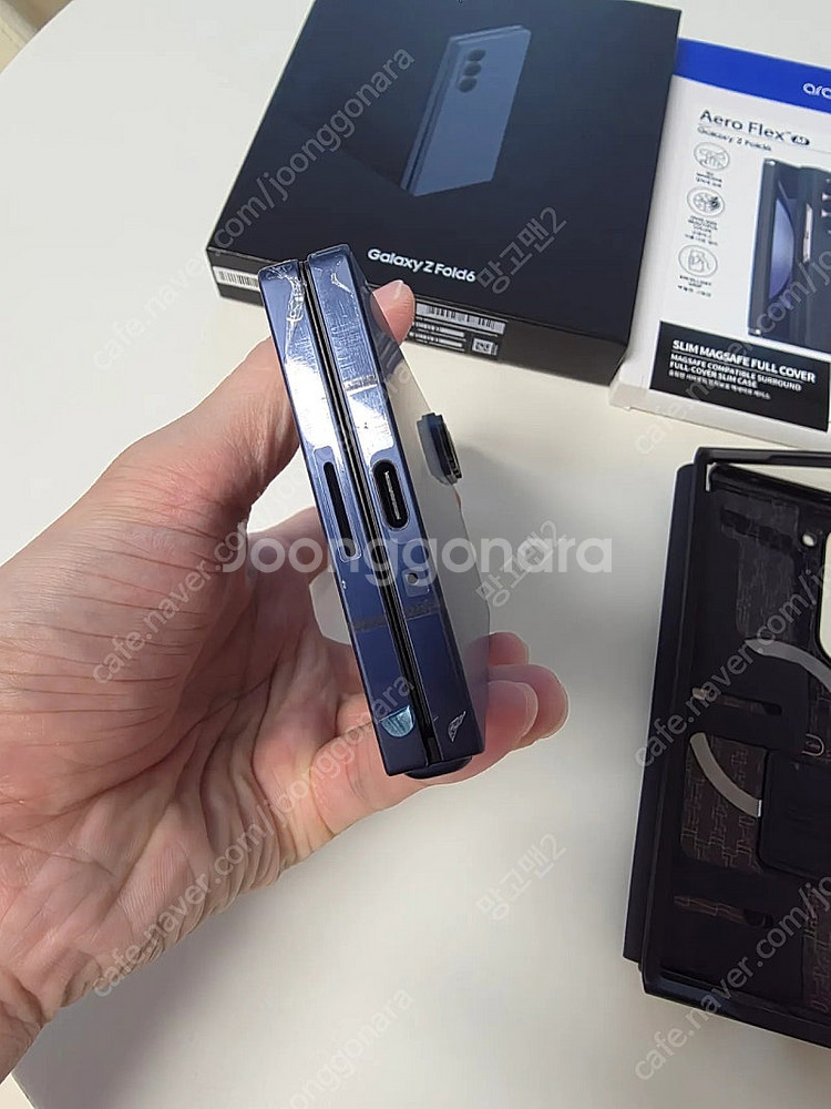 갤럭시 Z 폴드6 네이비 512gb S급 올갈이(메인보...--5