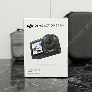 [액션캠] DJI 오즈모 액션5 프로 스탠다드+케이스+보험(11월까지)