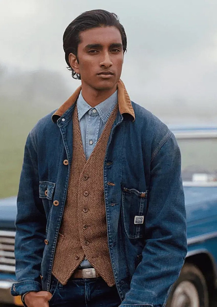 폴로 랄프로렌 라이언 패치 바시티 자켓 / 코듀로이 바라쿠타 / 헤링본 베스트 이미지