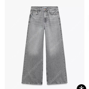 자라 그레이 데님 Z1975 WIDE LEG LONG LENGTH 하이웨스트