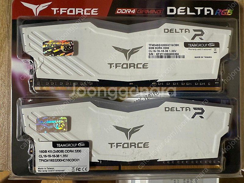팀그룹 der4 3200 16gb 두세트--1