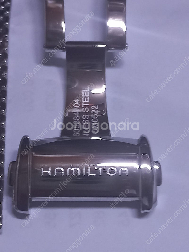 해밀턴 정품 매쉬 스트랩 20mm--0
