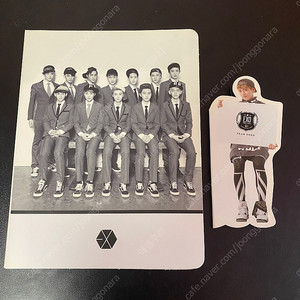 엑소 늑대와 미녀 팝업 백현 등신대 메모지 메모패드 포스트잇 일괄