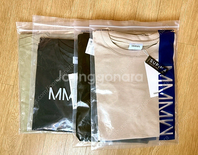 MMMW 티셔츠 새제품 4벌--0