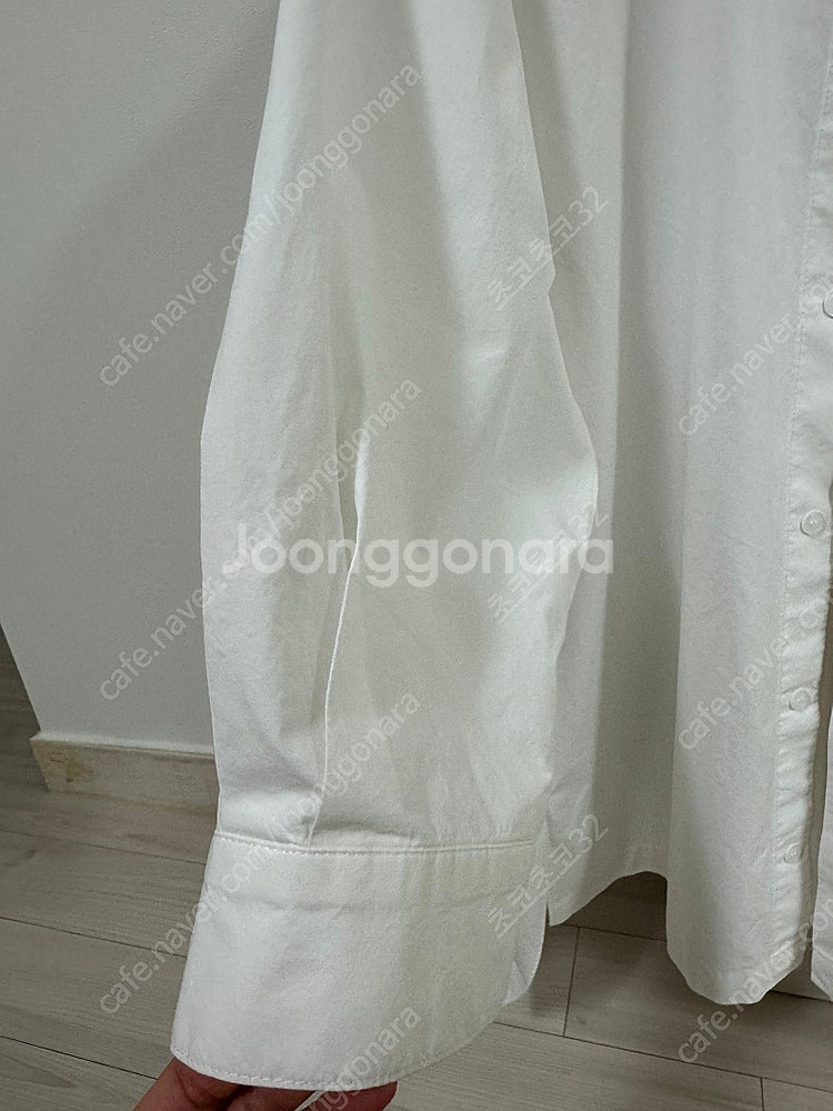 금단추 포레스트 트임 셔츠--1