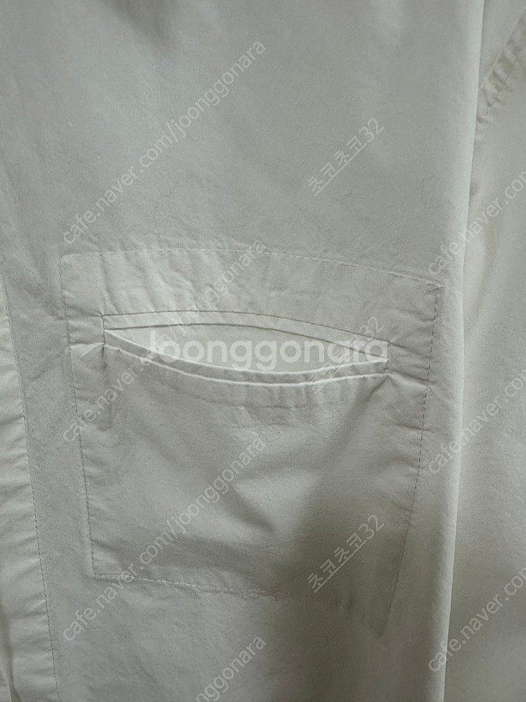 금단추 포레스트 트임 셔츠--2