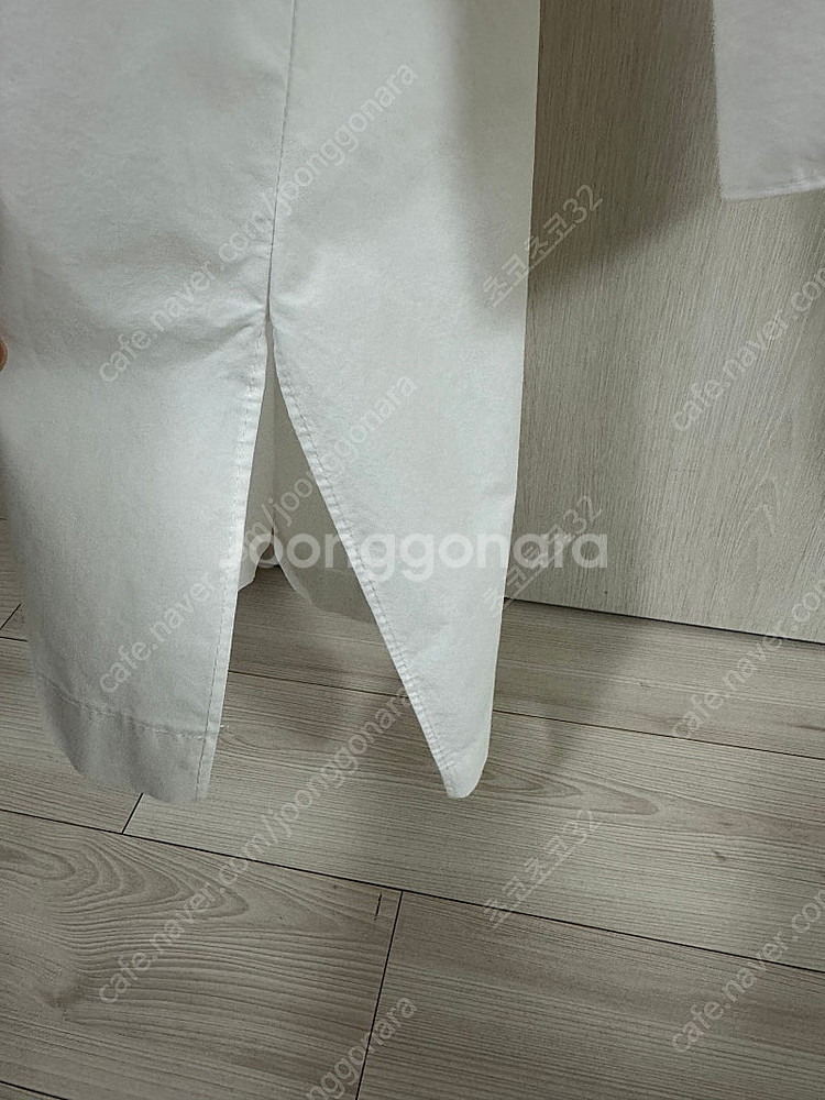 금단추 포레스트 트임 셔츠--5