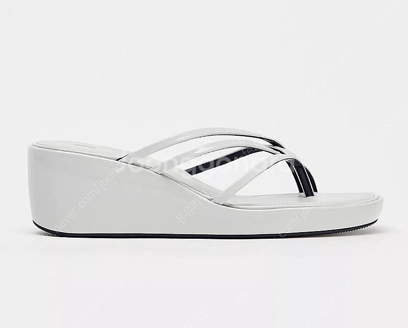 ZARA 자라 에나멜 웨지힐, 자라 에나멜 웨지샌들--6