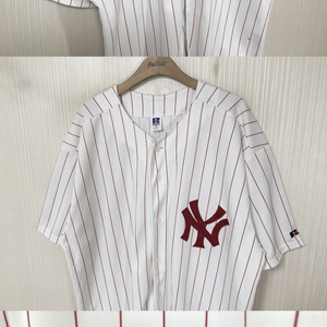 MLB 러셀어슬레틱 뉴욕양키스 레드유니폼/져지 2X