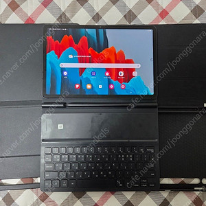 갤럭시탭 s7 128g wifi+키보드커버 북커버 젤리케이스
