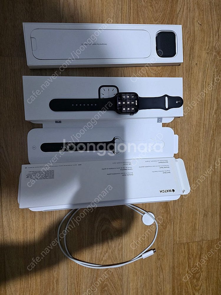 애플워치7 미드나이트 GPS 45mm--0