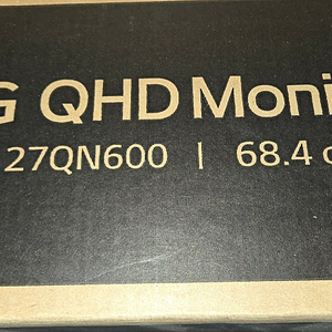 LG 27QN600 QHD IPS 모니터 판매합니다