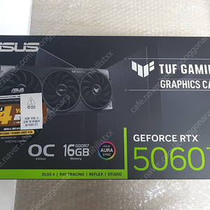 그래픽카드 ASUS TUF Gaming RTX 5060 Ti 16GB 미개봉 새상품