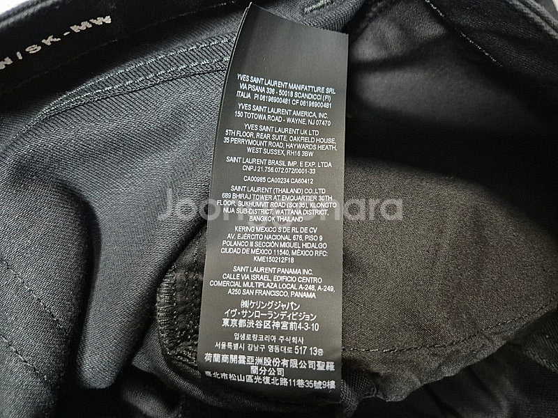 [새상품]SAINT LAURENT 생로랑 여성 블랙 데...--7