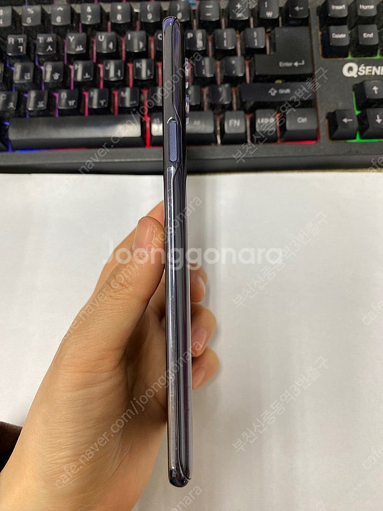 202637 LG Q92 블랙 액정SS급 128GB 무...--6