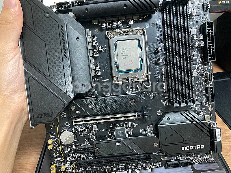 인텔 정품 i7-12700F + MSI B660m mo...--5