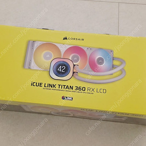 커세어 수냉쿨러 iCUE LINK (TITAN 360 RX) LCD모델 화이트 미개봉