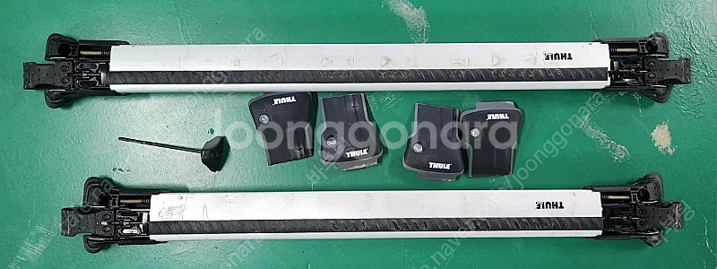 툴레 저상형 가로바 윙바엣지 9584 S,M 실버 조합 팝니다.--0