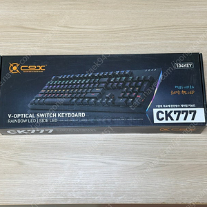 콕스 COX CK777 블랙 풀배열 청축 방수 단순개봉 풀박스