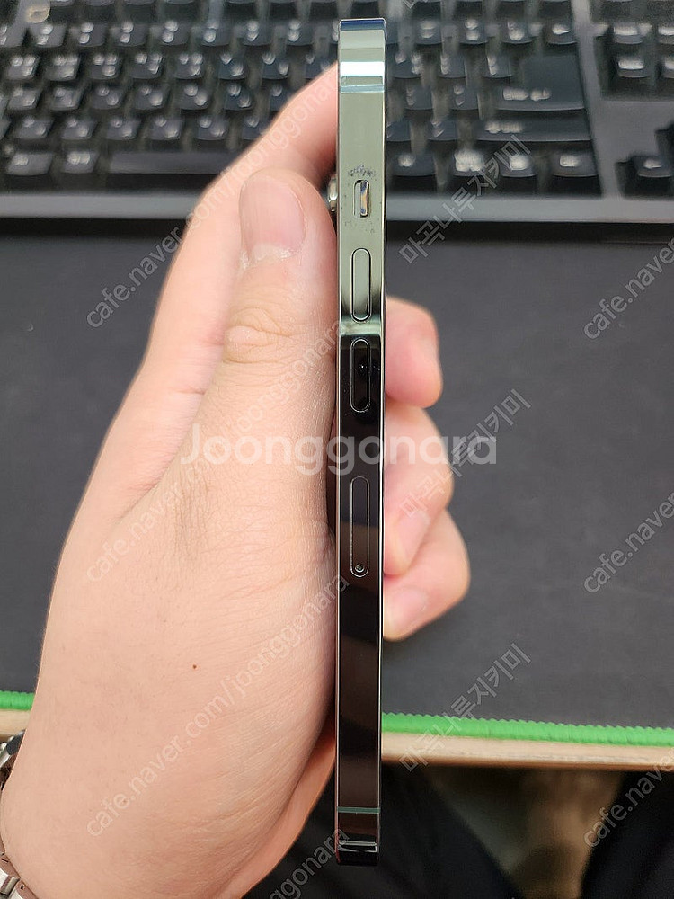 아이폰13프로 그린 128GB 상태좋은 중고49만팝니다--3