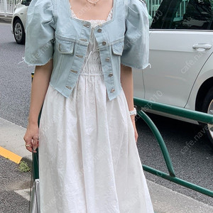 바이씨니 스퀘어반팔청자켓