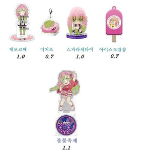 귀멸의 칼날 칸로지 미츠리 아크릴스탠드 스와라세타이 불꽃축제
