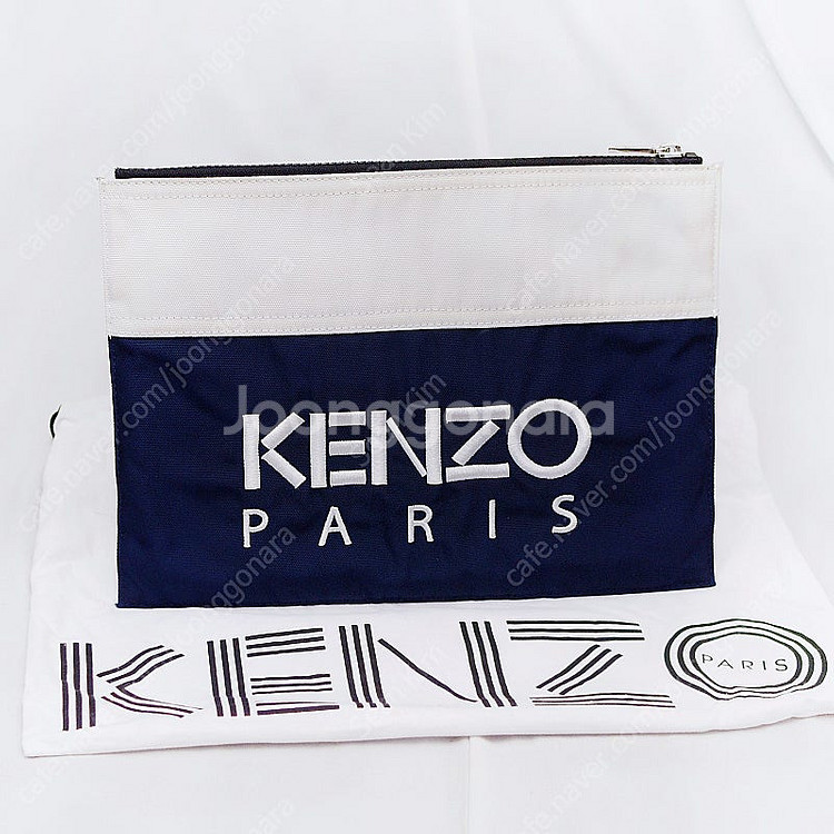 겐조 (KENZO) 컬러블럭 타이거 레터링 양면 로고 ...--1