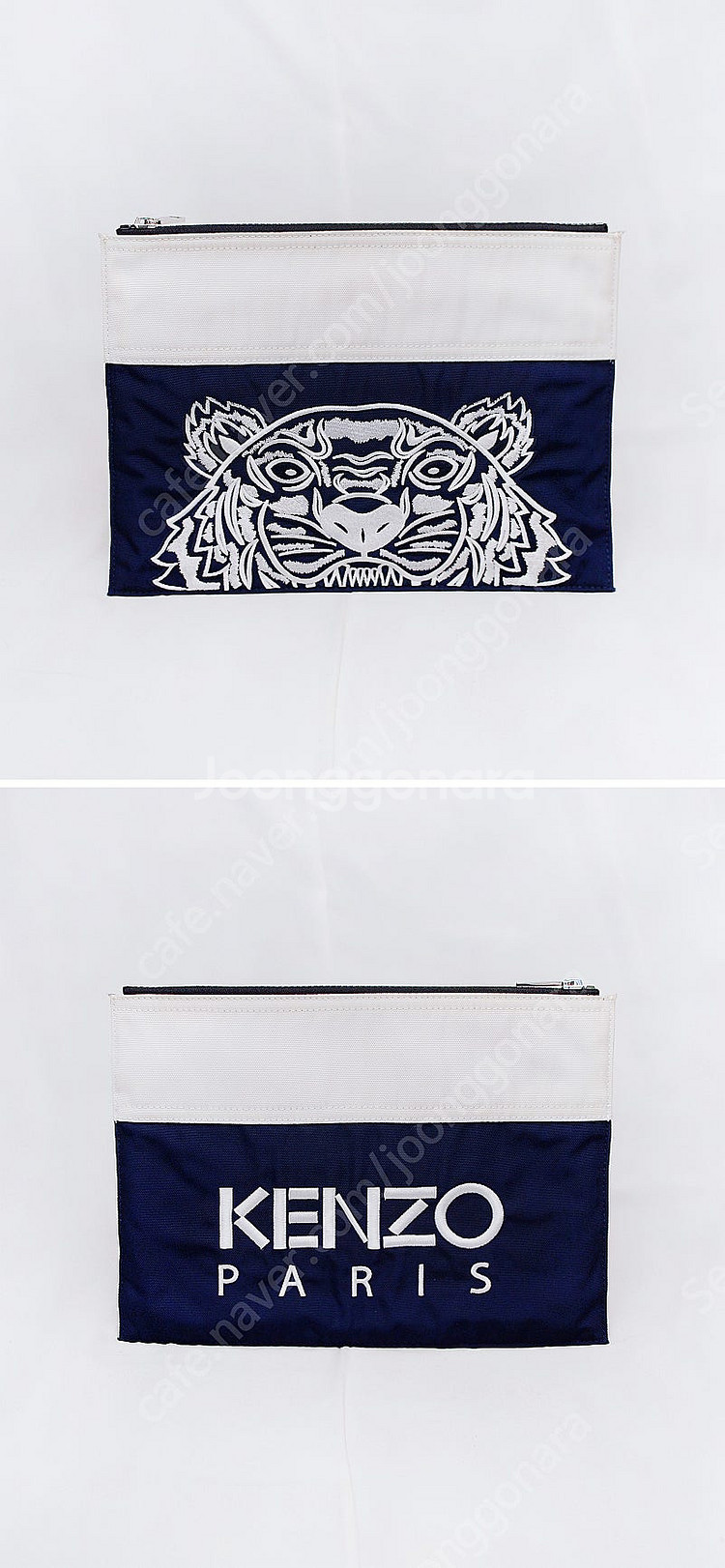 겐조 (KENZO) 컬러블럭 타이거 레터링 양면 로고 ...--2
