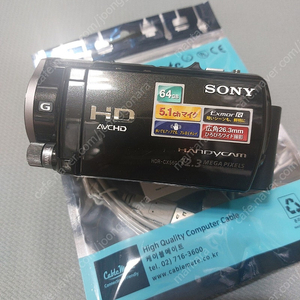 소니 hdr-cx560 캠코더 블랙