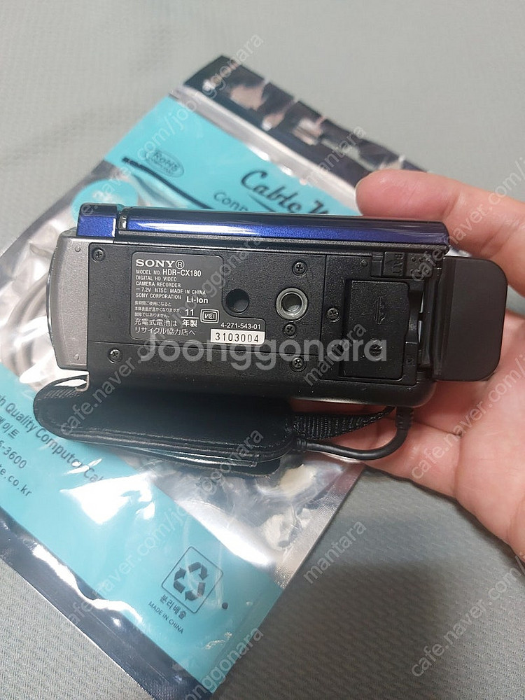 소니 hdr-cx180 캠코더--8
