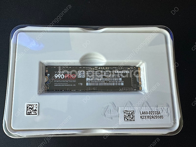 삼성SSD 990 PRO M.2 NVME 정품 1TB--1